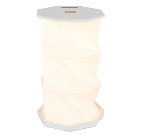 Tischleuchte BENDERA - Faltbare LED Nachttischlampe mit Touchdimmer - Moderne Tischleuchte BENDERA, faltbar und mit Touchdimmer für stufenlose Helligkeitsanpassung. Ideal für jeden Wohnraum, bietet angenehmes Licht und praktische USB-Ladefunktion.