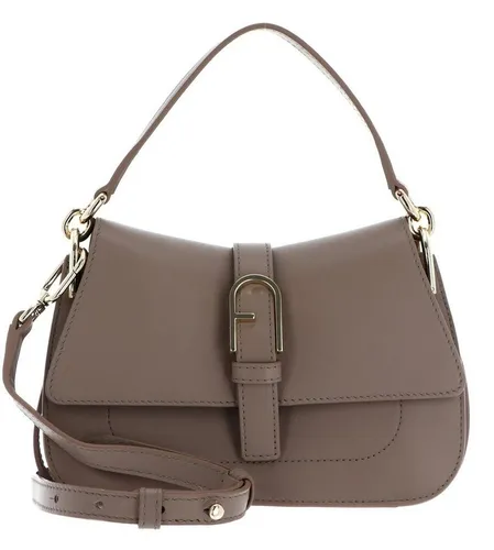 Furla Flow Mini Handtasche taupe WB01032-BX2045-1257S - Umhängetaschen aus feinem, genarbtem Leder in taupe, ideal für stilvolle Auftritte und vielseitige Kombinationsmöglichkeiten.