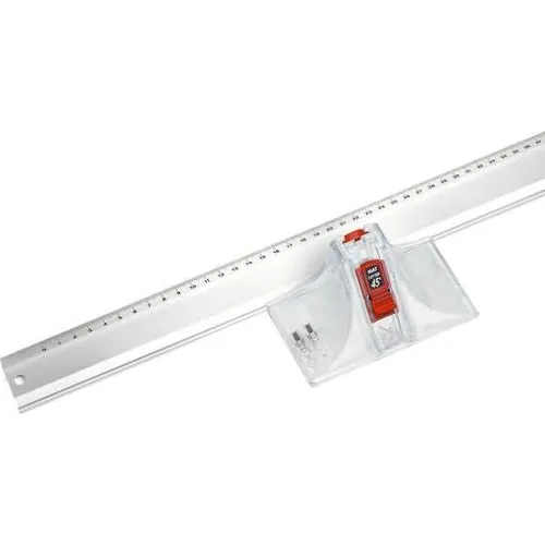 Passepartout-Schneide-Set 2 in 1 100cm - Papierschneidemaschinen mit Aluminium-Führungsschiene für präzise 45° und 90° Schnitte. Ideal für Passepartouts, Papier und mehr – sicher und einfach in der Anwendung dank Klingenschutz.