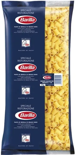 Barilla Mezze Maniche Rigate n°84 Pasta Catering 5kg Hartweizengrieß Pasta
