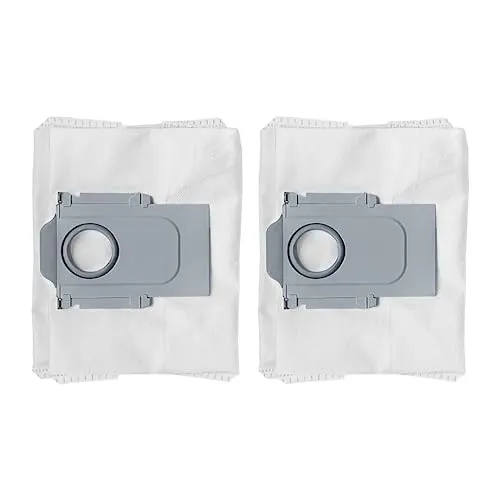 BiOHY Staubbeutel kompatibel mit Roborock S7 & S8 Serie (2er-Set) | Zubehör für S7 Max Ultra/S8 Pro Ultra/S8+/Q7 MAX/S7 MaxV Ultra/S7 Pro Ultra Absaugstaion | Ersatzbeutel für Wischroboter