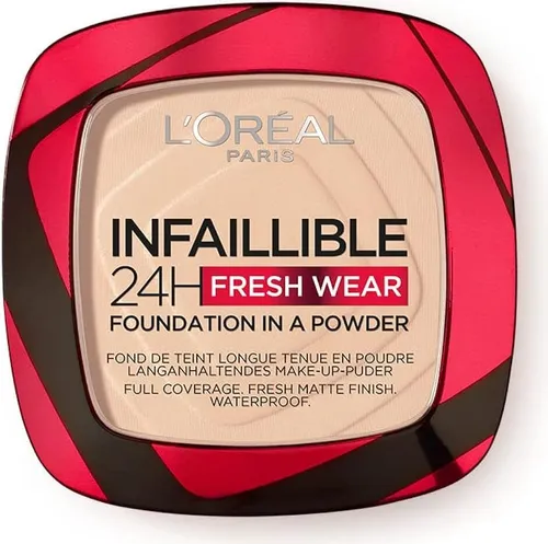 L’Oréal Paris Infaillible Fresh Wear 24h Puder-Make-up 20 Ivory - Hochwertiges Puder-Make-up für einen makellosen Teint. Mit ausgezeichneter Abdeckung und langanhaltendem Finish sorgt es für ein einheitliches Hautbild und ist einfach anzuwenden.