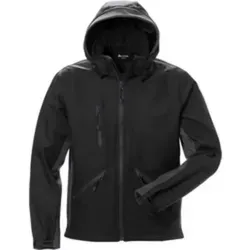 Softshelljacke 124149-996 - Herren Schwarz/Grau - Arbeits- & Schutzkleidung, winddicht und wasserabweisend mit hochwertigem Fleece-Futter für Komfort bei jedem Wetter.