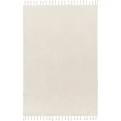 Livabliss Kurzflorteppich Selene, Rechteckig 160x213 cm, Weiß mit Grafikmuster - Entdecken Sie den stilvollen Selene Kurzflorteppich aus der BERBER-Kollektion. Mit modernem Boho Flair und strapazierfähigem Material ist er der perfekte Blickfang für Ihr Zuhause. Ideal für stark frequentierte Innenräume!