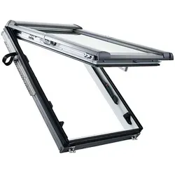 Roto Klapp-Schwingfenster Designo R88C W200 Comfort Verglasung Holz Weiß Dachfenster, 114x140 cm (11/14)