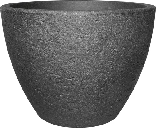 Geli Pflanztopf Stone Ø 60 x 45 cm anthrazit - Garten-Zubehör, stilvoller Pflanztopf aus robustem Material für eine moderne Gartengestaltung.