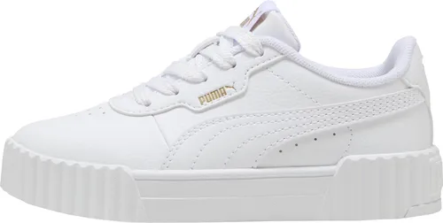 Puma Carina 3.0 PS Sneakers für Kinder - Sneaker aus hochwertigem Kunstleder mit dämpfender Softfoam+-Einlegesohle für hohen Tragekomfort, ideal für aktive Kinder.