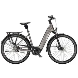 KTM Macina City PX 830 Belt Damen Fahrrad grau 2026 - 28" - 43 cm - Stilvolles Damenfahrrad mit robustem Design, ideal für den Stadtverkehr. Ausgestattet mit einem zuverlässigen Antriebssystem für ein müheloses Fahren.