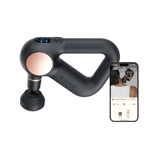Theragun Sense Black - Massagepistole mit Herzfrequenzsensor - Massagegeräte: Die Theragun Sense Black bietet eine effektive Entspannung mit 5 Intensitätsstufen, 4 Aufsätzen und App-Anbindung für individuelle Massagen.