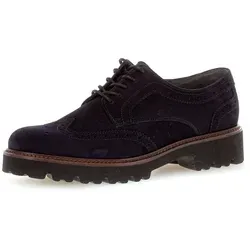 Gabor Damen 05.244.16 Slipper, Blau Pazifik Cognac, 42 EU - Slipper & Mokassins für Damen, mit BEST Fitting für optimalen Tragekomfort und stilvolles Design.