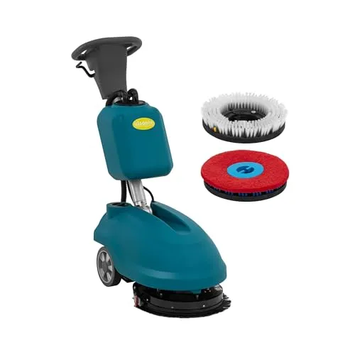 ulsonix Akku-Scheuersaugmaschine 350 mm 1500 m²/h 400 + 550 W 160 U/min 3 h Betriebsdauer Reinigungsmaschine Scheuermaschine Schrubbmaschine