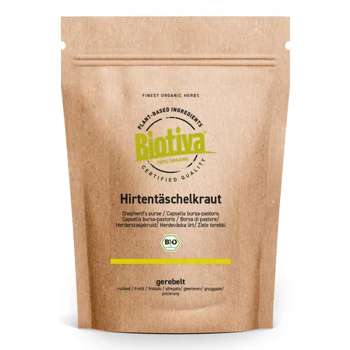 Hirtentäschelkraut geschnitten Bio 250g Biotiva (57,96 EUR/kg)