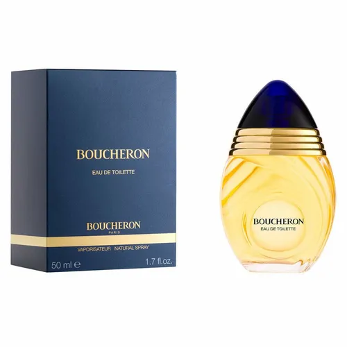 Boucheron Eau de Toilette für Damen 50 ml – Sinnlicher Duft - Entdecken Sie Boucheron Eau de Toilette, einen blumigen, orientalischen Duft mit Noten von Bergamotte und Jasmin. Der elegante Flakon erinnert an Schmuck und ist ideal für besondere Anlässe.