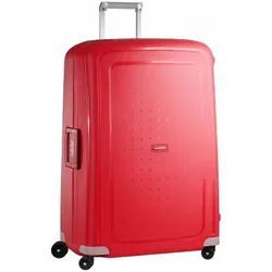 Samsonite S'Cure - Spinner XL Koffer, 81 cm, Rot - Großer Handgepäck-Koffer mit 138 L Volumen und 3-Punkt-Schließsystem für maximalen Schutz. Ideal für zweiwöchige Reisen, Made in Europe und ausgestattet mit TSA-Funktion.
