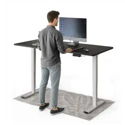 DESKSPACE Schreibtisch Pro Plus – Höhenverstellbarer Elektrischer Schreibtisch mit Memory-Funktion - Hochwertiger elektrischer Schreibtisch für ergonomisches Arbeiten. Mit praktischer Memoryfunktion und stabiler Konstruktion ist er ideal für Büro und Homeoffice.