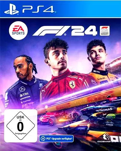 EA Sports F1 24 für PS4 - Formel 1 Rennspiel - Rasante Rennsimulation für PS4 mit realistischen Grafiken und authentischem Fahrgefühl, perfekt für F1-Fans und Gaming-Enthusiasten.