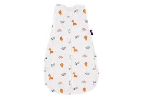 Träumeland Sommerschlafsack LIEBMICH Baumwolle Dinolino Größe 80 - Schlafsäcke für Kinder, aus 100 % Baumwolle für höchsten Komfort und ein angenehmes Schlafklima.
