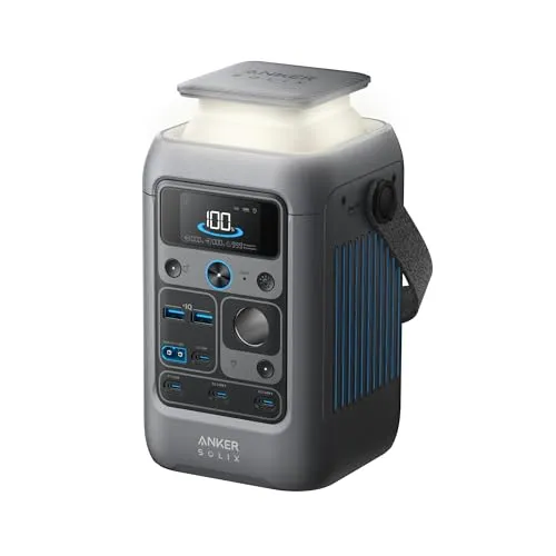 Anker SOLIX C300 DC Powerstation - Stromerzeuger mit 288Wh Akku und 300W Leistung, ideal für Camping und Reisen. Kompakt, vielseitig, und schnell aufladbar – perfekte Energiequelle für unterwegs!