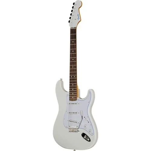 Fender MIJ LTD Hybrid II Strat Blanc - ST-Gitarren; Hochwertige Stratocaster mit Hybrid II Custom Voiced Tonabnehmern für vielseitigen Sound und inklusive Gigbag; ideal für anspruchsvolle Musiker.