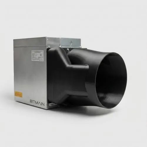Shortfiat Exhaust-Lüfterabdeckung für Antminer S19 & S21 ASIC Miner mit 2x120mm Lüftern – Ausgang mit PSU-Abdeckung – Abluft per Schlauch leiten (8 Zoll – 200mm)