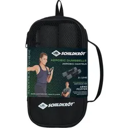 Schildkröt Soft Hantel Set 2 x 1,0kg Schwarz-Anthrazit - Praktisches Soft Hantel Set mit 2 x 1,0kg in einer Tragetasche. Ideal für Aerobic- und Kraftausdauertraining. Ergonomischer Schaumstoffgriff für optimalen Halt.