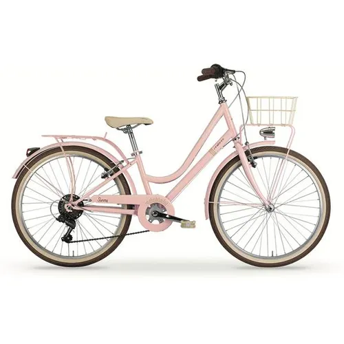 MBM Mädchenfahrrad SUNNY 24 Zoll - Ideal für Schule, Freizeit und Sport. Das MBM SUNNY kombiniert eine hochwertige Ausstattung mit stilvollem italienischen Design und einer praktischen 6-Gang Kettenschaltung für müheloses Fahren.