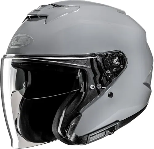 HJC i31 Solid Jethelm XL, grau für Männer - Motorradhelm mit APC Advanced Polycarbonate Compound für hohe Schlagzähigkeit und ACS Ventilation für optimalen Luftstrom – ideal für sicheres Fahren.