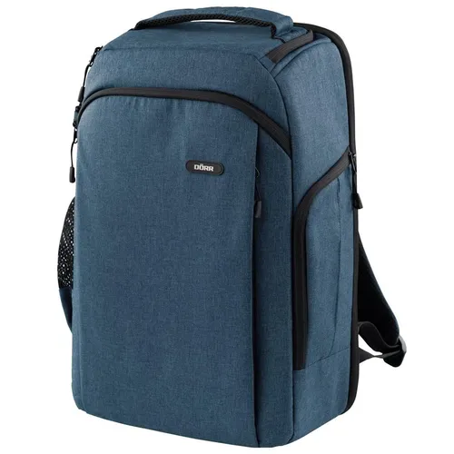 DÖRR Fotorucksack Prag Go - Wasserdichter Kamera Rucksack für DSLR & SLR - Taschen & Schutzhüllen - Robuster Fotorucksack mit flexiblem Innenlayout, 16L Volumen und optimalem Schutz für Ihre Kameraausrüstung bei jedem Wetter.