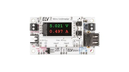 ELV Bausatz Strommessadapter SMA1 für Mini-Voltmeter - Praktischer Bausatz von ELV zur einfachen Integration eines Strommessadapters in Mini-Voltmeter, ideal für Experimente und Platinenentwicklung.