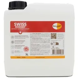 Renuwell Swiss Reiniger 3L – Universeller Allzweckreiniger für Holz, Kunststoff, Metall & Stein - Bodenreiniger: Kraftvolle, schonende Reinigung ohne Alkohol für alle Oberflächen. Entfernt Fett und Schmutz effektiv und hinterlässt streifenfreie Ergebnisse.