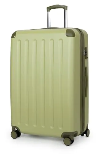 HAUPTSTADTKOFFER Spree - Großer Hartschalen-Trolley mit TSA, 75 cm - Ideal für lange Reisen: Der 75 cm große Hartschalen-Trolley mit 119 Litern Volumen und 4 wendigen Rollen bietet viel Platz und Komfort. Robuste ABS-Schale und TSA-Zahlenschloss für Sicherheit und Langlebigkeit.