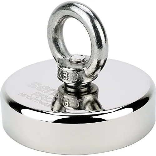 SENSEI® Extra Starker Neodym-Magnet – 200 kg Zugkraft, Ø 70 mm mit Griff - Extrem starker Magnet mit 200 kg Zugkraft und Ø 70 mm – ideal für Werkstatt und Haushalt. Robustes Stahlgehäuse sorgt für Langlebigkeit. Perfekt zum Befestigen und für vielseitige Anwendungen.