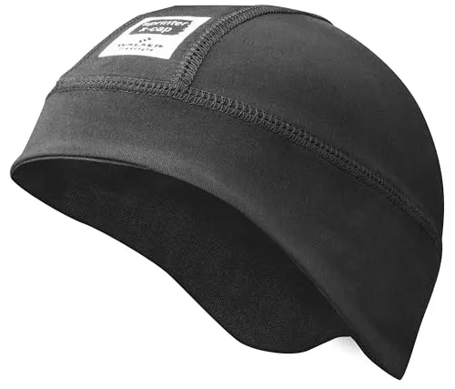 WALSER Fahrradhandschuhe Skullcap, Gr. L/XL - Vielseitige Unterhelmmütze aus windfestem Stoff, ideal für Sport und Freizeit. Bietet Komfort und Schutz gegen Kälte unter Ski- und Fahrradhelmen.