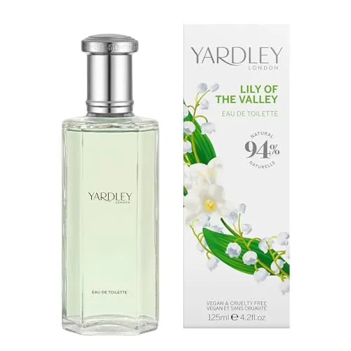 Yardley Lily Of The Valley Eau de Toilette 125 ml - Eau de Toilette für Damen, frischer blumiger Duft, der gute Laune verbreitet und ideal für warme Tage ist.