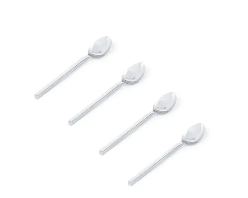Alessi Dry Mokkalöffel Set 4 Stück - Sonstiges Besteck, aus hochwertigem Edelstahl 18/10, glänzend poliert mit mattem Griff – ideal für stilvolle Kaffeepausen und außergewöhnliches Design von Alessi.