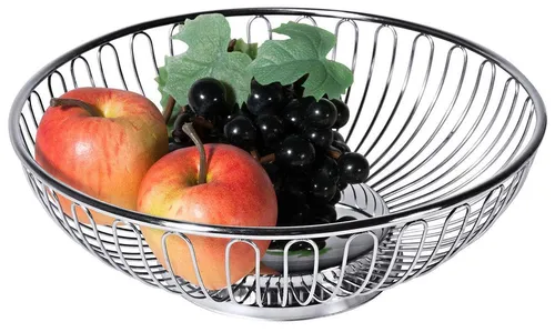 Contacto Brotkasten aus Edelstahl 25 cm - Eleganter Brotkasten aus Edelstahl, 25 cm breit und 8,5 cm hoch, ideal zur Aufbewahrung von Brot und Brötchen, hält Ihre Backwaren frisch.