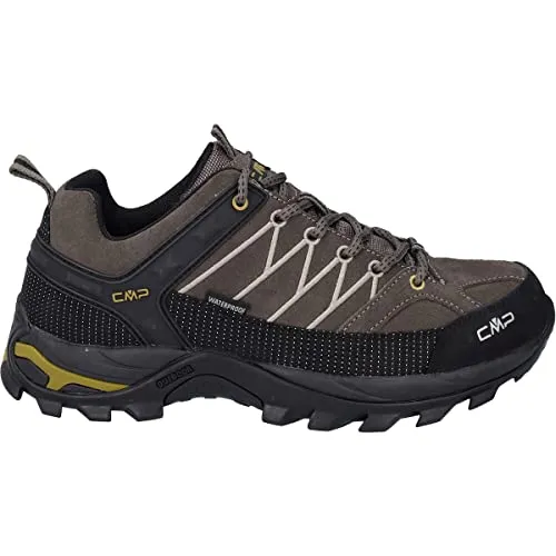 CMP Herren Trekking Schuhe Rigel LOW 39 EU - Wanderschuhe mit CLIMAPROTECT Technologie für optimalen Wetterschutz und Ortholite Dämpfung für hohen Tragekomfort beim Wandern.