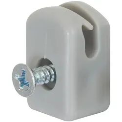 Gust. Alberts GmbH & Co. KG Spanndrahthalter mit Schraube, Grau