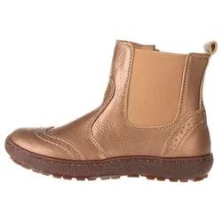bisgaard Leder-Chelsea-Boots "Norbert" in Gold, Größe 28 - Elegante bisgaard Leder-Chelsea-Boots "Norbert" in Gold für Kinder. Mit rutschhemmender Laufsohle und praktischem Reißverschluss für einfaches An- und Ausziehen.