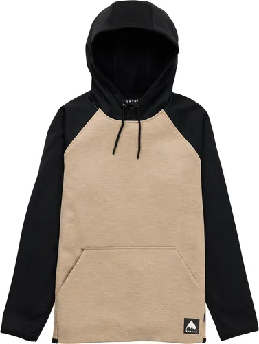 BURTON WOMEN CROWN WEATHERPROOF Hoodie 2026 summit taupe heather/true black - M