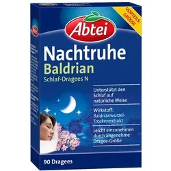 Abtei Nachtruhe Baldrian Schlaf-dragees N