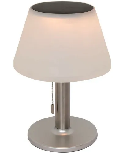 Solar Tischlampe außen 28x20cm LED Garten Terrasse Balkon Tischleuchte IP44