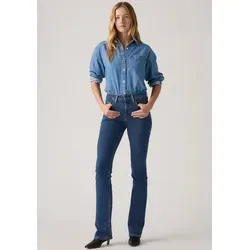 Levi's 725 High-Rise Bootcut Jeans für Damen - Stylische Bootcut-Jeans von Levi's® in der Farbe Triangle Exploration. Hoher Bund und elastischer Denim sorgen für perfekten Tragekomfort und eine tolle Passform.