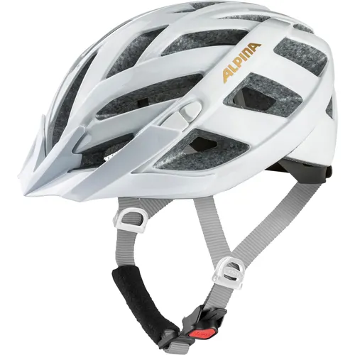 ALPINA PANOMA Classic - Leichter Touren Fahrradhelm mit LED-Licht - Fahrradhelme: Optimal belüftet, leicht und sicher. Perfekt für lange Fahrten mit integrierter Höhenverstellung und Insektengitter für ungestörten Komfort.