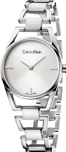 CALVIN KLEIN Dainty Diamonds Damenarmbanduhr - Armbanduhren für Damen mit elegantem Design, Schweizer Uhrwerk und kratzfestem Mineralglas. Perfekt für jeden Anlass.
