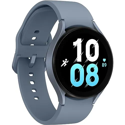 Samsung Galaxy Watch 5 (44 mm) - Bluetooth Smartwatch in Blau, 24/7 Gesundheitsüberwachung und verbesserte Akkulaufzeit
