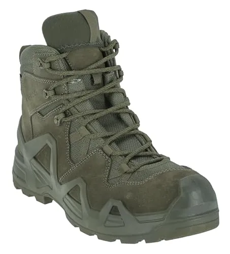 LOWA Zephyr Work GTX Mid ESD S3S WR CI - Robuste Arbeits-Stiefel RG46 - Hochwertige Arbeits-Stiefel mit hydrophobiertem Veloursleder und CORDURA-Textil für optimalen Schutz. GORE-TEX Membran sorgt für Atmungsaktivität und Wasserabweisung. Ideal für anspruchsvolle Arbeitsbedingungen.
