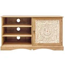 Fernsehtisch Sita 120x60x45 aus indischem Mango-Massivholz