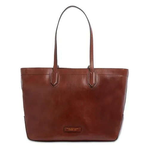 The Bridge Larissa Shopper Tasche Leder 44 cm braun TAS066533 - Erleben Sie italienische Eleganz mit der Larissa Shoppertasche von The Bridge. Aus hochwertigem Leder gefertigt, bietet sie stilvolles Design und praktische Fächer für Ihr Handy und mehr. Ideal für den Alltag!