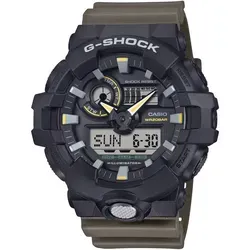 Casio Watch GA-710TU-1A3ER - Armbanduhr für Herren mit G-SHOCK-Funktionalität, wasserfest bis 10 bar, und vielseitigen Funktionen wie Weltzeit und Alarm – ideal für Abenteuer und Alltag.